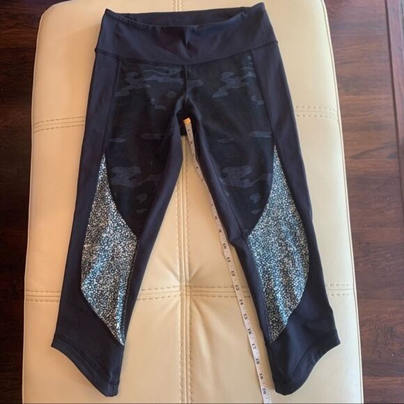 Lululemon Wunder Under Crop Sashiko Camo Tights - Picture 6 of 11
